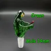 Free DHL Shipping!!! New Snake Head Glass Bowls For Bongs With 14mm 18mm Male For Water Pipes Oil Rigs Glass Bongs