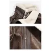 Men's Leather & Faux Wholesale- 2021 Men Jacket And Coats Suede Lambswool Outwear Motorcycle Clothing Winter Warm Thickening Garment Parkas1