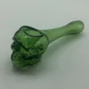 Glass Oil Burner Pipes For Smoking 4 Inches Glass Handle Pipes Colorful Pyrex Skull Glass Oil Burner Water Hand Pipe