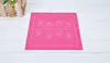 4 Design 30x30 cm dubbele side siliconen mal pad geschilderd roll cake DIY Dessert antislip oppervlak bakken mat cake tool