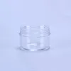 15 Gram Refillable Small Plastic Screw Cap Lid with Clear Base Empty Plastic Container Jars for Nail Powder Bottles Eye Shadow Container Lot