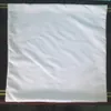 50st Lotplain White DIY Blank SubliMation Pillow Case Poly Pillow Cover 150gsm Tyg 40cm fyrkantig vit kuddfodral för DIY PRI235Q