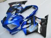 Free Customize Fairing kit for Honda CBR600 f4I 04 05 06 07 blue black fairings set CBR600F4I 2004 2006 2007 OT02