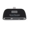 Freeshipping 4 IN1 OTG / TF / SD Mini Smart Card Reader Adapter Micro USB-interfacepoort voor telefoon wit
