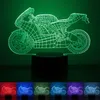 Decoration Christmas Light LED Night Light 3D Optical 7 Colors Changeable USB Touch Acrylic Panel Light for festive gift