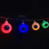 20 LEDs Augapfelschnüre Schreckliche Halloween-Mottoparty 3,15 m LED-Lichterkette Terror Strang Taschenlampe Weihnachtsfest