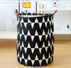 Baby INS Laundry Basket Cartoon Storage Canvas Bags Drawstring Bags Kids Hanging Bag 13 Styles OOA2470