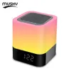 MUSKY DY28 Plus Wireless Bluetooth 4.0 Speaker Portable HIFI Stereo With Led Light Lamp and Alarm Clock Hands-free AUX 4000mAh