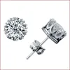 Kronen-Ohrringe rund um die Krone der Diamant-Bohrer-Ohrringe der Königin, elegante Mode-Persönlichkeits-Ohrringe