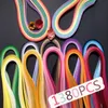 1380 pièces de papier Quilling de couleurs assorties, artisanat en papier fait à la main