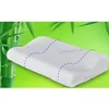 Whole High Quality Bamboo Fiber Pillow Slow Rebound Memory Foam Pillow Health Care Memory Foam Pillow Massager Travesseiro Alm194M