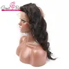 Greatremy Brazilian Body Wave 3 Bundles 및 360Lace 정면 풀 헤드 브라질 버진 헤어와 360 레이스 프론트