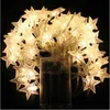 4m 40LEDS 3AA Pil Powered Yıldız Şeklinde Tema LED String Peri Işıkları Noel Tatil Düğün Dekorasyon Partisi Aydınlatma1561588