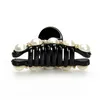 12pcs/lot Women Claws Pearl Clips Black Hairpins Small Big Hair Ornaments Fashion Headdress Rhinestone Horsetail Barrettes Accessories