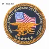 Pałki opaski haftowane odznaki tkaniny naklejki na ramię US granatowe Patch Patch Hook i pętla No141053336020