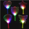 Mode LED Chinese Hand Fan Plastic Kleurrijke Licht Up Knipperende Kinderen Speelgoed Kostuum Partij Decoratie Advertentie Gift ZA3494