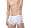 Newest arrival The men's Underpants bamboo fiber breathable hollow ultra-thin sexy flat underwear MU048 for men Underpant