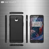 Nyaste tunga telefonfall för OnePlus 3 TPU Borstat Kolfiber Armor Robust monterad Fodral för OnePlus 3T Accent Texture Cover