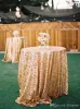 Champagne Gold Sequins Round Table Cloth For Garden Wedding Party Home Decorations Silver Glitter Fabric Sequined Tablecloth Christmas Cover