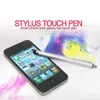 1000pcs/lote 9.0 HD Metal Capacitive Screen Metal Stylus Touch Pen com clipe para telefone x 8 7/tablet Caneta Tablet