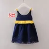 INS Mädchen-Baumwollspitze-Kleid-Kind-Kleidungs-Sommer-Stickerei-Spitze-Kleider arbeiten sleeveless Diamant-Prinzessin Dress 9Colors wählen freies Schiff um