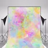Digital Printed Colorful Painting Background Pink Blue Yellow Watercolor Backdrop Vinyl Children Studio Photo Shoot Photography Props