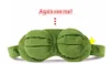 Mignon triste grenouille 3D masque pour les yeux couverture dormir drôle repos sommeil Anime Cosplay Costumes accessoires cadeau