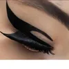 Whole4 Pair Eyes Sticker Cat Style Eyeliner Sexig tillfällig dubbel ögonskugga Ögonlock Tejp Smoky Tattoo Eye Makeup Tools Black1258749