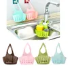 Cestas de armazenamento Home Kitchen portátil de suspensão de drenagem Tools Bag Basket Bath armazenamento Titular Sink