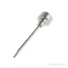 Cap de titânio mais barato de 14 mm e 18 mm Titanium unha Domless titanium Nail gr 2 Nail2456545