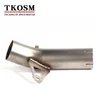 TKOSM Silenciador Tubo De Aço Inoxidável Tubo Do Meio Para BWM S1000RR 2009-2016 S1000R 2014 2015 2016 S1000 R RR