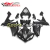 حقن ألياف الكربون الأسود fairings لياماها yzf1000 yzf r1 2007 2008 البلاستيك abs fairings دراجة نارية هدية طقم