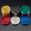 Retail Colored Grinders 4 Layers Metal Zicn Alloy Grinder Smoking Accessories Herb Mix Color Spice Mini Crusher Herb Grinders at mr dabs