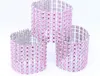 Rhinestone Mesh Wrap Napkin Ring Holder Table Serviette Holder Buckle Strap Chair Sash Wedding Party Christmas DIY Decoration