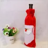 Christmas decorate for red wine bottle Santa Claus Gifts bag Champagne bag Christmas party DIY accessories for anywhere hotel home