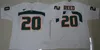 Heren Miami Hurricanes College voetbalshirts 26 Sean Taylor 52 Ray Lewis 20 Ed Reed groen oranje gestikte truien