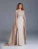 2018 New Sonam Kapoor Dresses Evening Wear With Long Wrap Appliques Elegant Arabic Paolo Sebastian Prom Party Celebrity Gowns Vestidos