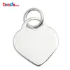 Beadsnice DIY boş kalp kolye 925 ayar gümüş küçük sevgiliye hediyeler için KIMLIK 35637 tatlım boşluklar takı kolye