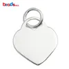 Beadsnice bricolage pendentifs coeur blanc 925 argent sterling petit chéri blanc bijoux pendentif pour amoureux cadeaux ID 35637