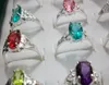 2017 nueva moda Girl / lady zircon Ring Orden mixta Mixta Multi estilo tamaño 36pcs / lot Joyería de diseño exquisito