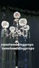 Grand chandelier en cristal de 47 pouces (120cm), vente en gros pour centres de table