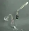 Tubos de Queimador de Óleo Snakelike com Bong Queimador de Óleo de Vidro Colorido Espessura De Vidro Tubos De Fumo 6.5 "* 5.5" Tabaco Fumar Acessórios