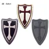 Armband Patches Embroidered Badges Fabric Armband Stickers Knight Crusader Patch Outdoor HOOK and LOOP Fastener NO14-112