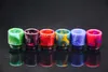 810 510 Thread Epoxy Resin Wide Bore Drip Tip Mouthpiece Drip Tips for TFV8 Prince TFV8 Big Baby Atomizer 528 DHL