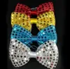 DHL Бесплатная доставка 200 шт. светодиодные галстук-бабочку дети взрослый многоцветный бантом мигающий галстук свет игрушки для партии украшения поставки