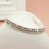 In Stock Elastic One Two Rows Rhinestone Pearl Wedding Bracelets Party Bridal Jewelry Women Party Bridal Accessories