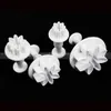 4Pcs/Set Sunflower Plunger Daisy Flower Cookie Cake decorating tools Cupcake Kitchen fondant Kitchen accessories Cake mold Stand