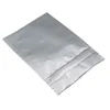 100 Stück durchsichtige/silberne Mylar-Folien-Verpackungsbeutel mit Reißverschluss, wiederverschließbare Aluminiumfolie, Mylar-Aufbewahrungsbeutel in Lebensmittelqualität für Proben-Giveaway