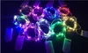 Cr2032 Battery 2M 20LEDs string Operated Micro Mini Light Copper Silver Wire Starry LED Strips For Christmas Halloween Decoration 10pcs