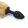 Long Fox Tail Anal Plug Silicon Anus Butt Plug in Erwachsenen Spielen für weibliche fetisch erotische Sexprodukte Flirtenspielzeug für Frauen